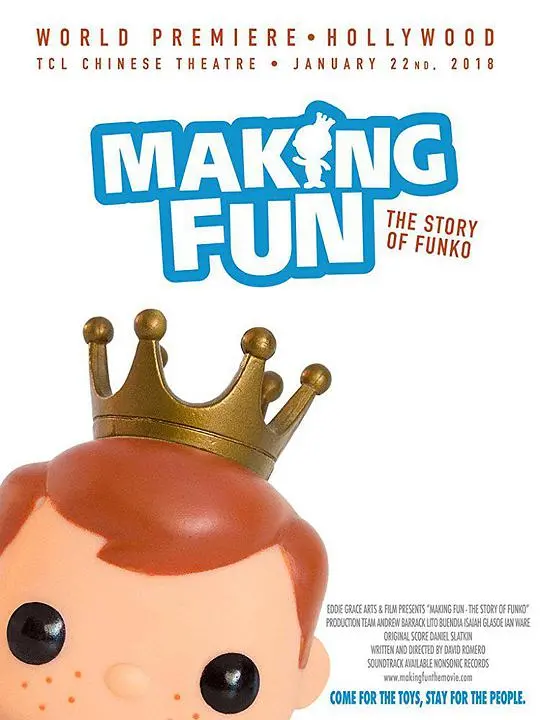 《制造快乐：Funko的故事》：揭秘收藏品帝国崛起之路，从街头艺术到全球文化现象的奇幻旅程